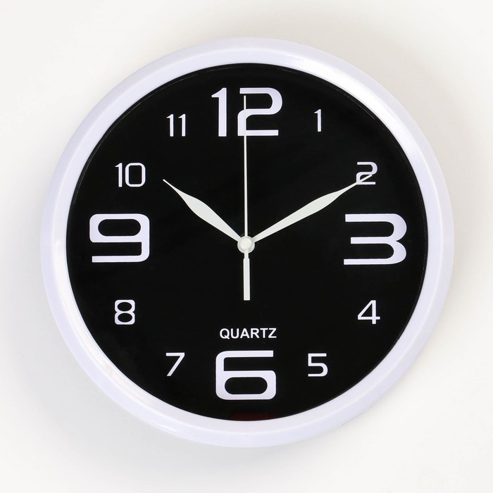 Часы настенные, серия: Классика, дискретный ход, d-20 см, АА - Фото 1