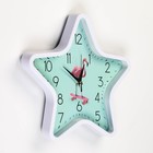 Детские настенные часы "Фламинго", дискретный ход, d-33.5 см - Фото 2