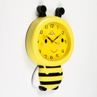 Детские настенные часы "Пчёлка", плавный ход, 37 x 27.5 см - фото 6535795