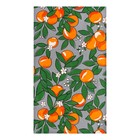 Полотенце кухонное «Доляна» Orange, серое, 35×60 см - Фото 2