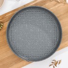 Форма Доляна для выпечки «Элин Мрамор», 28×6.5 см, съёмное дно, антипригарное покрытие, цвет серый - Фото 2