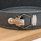 Форма Доляна для выпечки «Элин Мрамор», 28×6.5 см, съёмное дно, антипригарное покрытие, цвет серый - Фото 5