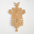 Часы настенные, с маятником, серия: Интерьер, "Герб", из дерева - фото 9557325