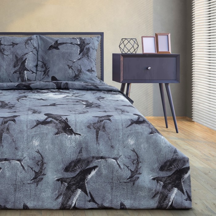 Постельное бельё дуэт «Этель» Shark, бязь