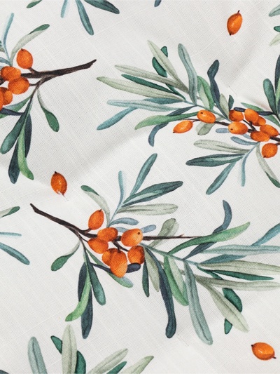 Подушка на стул Этель Berry garden, 42×42 см, 100% хлопок, репс 210 г/м²