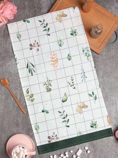 Полотенце «Этель» Flora (вид 2) 40×73 см, 100% хлопок, саржа 190 г/м²