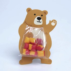 Пакетик под сладости «Медвежонок», 11 х 6 см