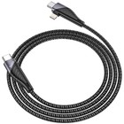 Кабель Hoco U95, Type-C - Type-C/Lightning, на C до 60 Вт, на iP до 20 Вт, 3 А, 1.2 м,черный - фото 51454483 Кабель Hoco U95, Type-C - Type-C/Lightning, на C до 60 Вт, на iP до 20 Вт, 3 А, 1.2 м,черный - фото 51454483