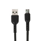 Кабель Hoco X33, microUSB - USB, 4 А, 1 м, PVC оплетка, черный - фото 6536078
