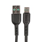 Кабель Hoco X33, microUSB - USB, 4 А, 1 м, PVC оплетка, черный - фото 6536081