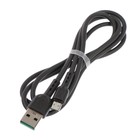 Кабель Hoco X33, microUSB - USB, 4 А, 1 м, PVC оплетка, черный - фото 6536082