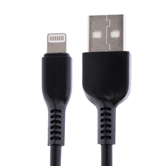 Кабель Hoco X20, Lightning - USB, 2,4 А, 1 м, PVC оплетка, черный - фото 51454521