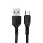 Кабель Hoco X20, microUSB - USB, 2,4 А, 1 м, PVC оплетка, черный - Фото 2