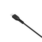 Кабель Hoco X13, microUSB - USB, 2,4 А, 1 м, PVC оплетка, чёрный - Фото 4