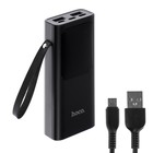 Внешний аккумулятор Hoco J41,10000 мАч,microUSB/Type-C - 2 А, iP - 1.5 А, 2 USB - 2 А,черный 7687009 - фото 14083746