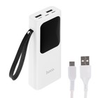 Внешний аккумулятор Hoco J41, 10000 мАч,microUSB/Type-C - 2 А, iP - 1.5 А, 2 USB - 2 А,белый 7687010 - фото 12564977