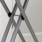 Доска гладильная Dogrular «Элона», 120×38 см, регулируемая высота до 90 см, цвет серый - фото 9579687