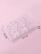 Форма для шоколада KONFINETTA «Соты», пластик, 27.5×17.5×2.5 см, 3 ячейки 15.3×7.5×0.8 см, прозрачная - Фото 2