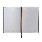 Ежедневник недатированный А5, 140 листов в клетку, с ручкой, обложка кожзам, МИКС 7345879