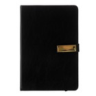 Ежедневник недатированный А5, 116 листов в клетку, с хлястиком, обложка кожзам, МИКС 7345883 - фото 16366969