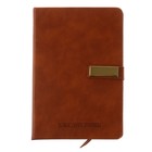 Ежедневник недатированный А5, 116 листов в клетку, с хлястиком, обложка кожзам, МИКС 7345883 - фото 16366970