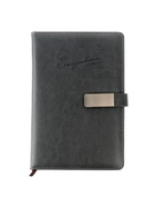 Ежедневник недатированный А5, 140 листов, искусственнная кожа, с хлястиком, МИКС - фото 59993745