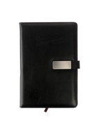 Ежедневник недатированный А5, 140 листов, искусственнная кожа, с хлястиком, МИКС - фото 59993746