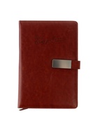 Ежедневник недатированный А5, 140 листов, искусственная кожа, с хлястиком, МИКС - Фото 9