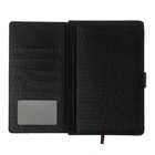 Ежедневник недатированный А5, 140 листов в клетку, с хлястиком, обложка кожзам, МИКС 7345890