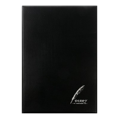 Записная книжка «Перо», А5, 70 листов, обложка ПВХ, чёрная