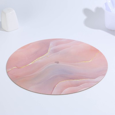 Подложка под торт усиленная, кондитерская упаковка, «Мрамор», 26 см, 2.5 мм