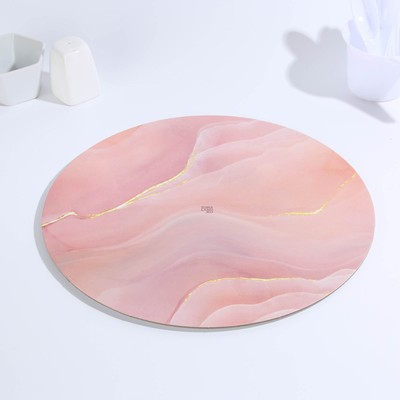 Подложка под торт усиленная, кондитерская упаковка, «Мрамор», 30 см, 2,5 мм