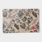 Салфетка сервировочная на стол Доляна Coffee, 43×28 см, бежевая - Фото 4