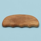 Массажёр Гуаша «Волна», 9 × 5,5 см, деревянный - Фото 5
