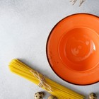 Тарелка фарфоровая для пасты Magistro «Церера», 400 мл, d=19,5 см, цвет оранжевый - Фото 6