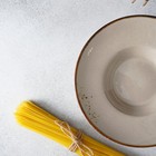 Тарелка для пасты Magistro «Церера», 160 мл, d=21 см, фарфор, коричневая - Фото 6