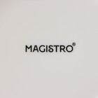 Тарелка Magistro «Церера», d=20 см, фарфор, оранжевая - Фото 5