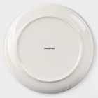 Тарелка фарфоровая пирожковая Magistro «Церера», d=18 см, цвет оранжевый - Фото 4
