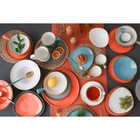 Тарелка фарфоровая пирожковая Magistro «Церера», d=18 см, цвет оранжевый - Фото 8