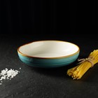 Тарелка глубокая Magistro «Церера», 700 мл, d=18.5 см, фарфор, голубая - Фото 5