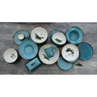 Тарелка глубокая Magistro «Церера», 1.1 л, d=22 см, фарфор, голубая - Фото 6