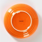Тарелка фарфоровая глубокая Magistro «Церера», 1,1 л, d=22 см, цвет оранжевый - Фото 4