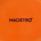 Тарелка фарфоровая глубокая Magistro «Церера», 1,1 л, d=22 см, цвет оранжевый - Фото 5