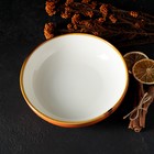 Тарелка глубокая Magistro «Церера», 1.1 л, d=22 см, фарфор, оранжевая - Фото 8