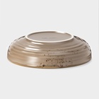 Тарелка глубокая Magistro «Церера», 1.1 л, d=22 см, фарфор, коричневая - Фото 3