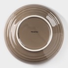 Тарелка фарфоровая глубокая Magistro «Церера», 1,1 л, d=22 см, цвет коричневый - Фото 4