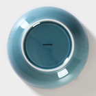 Салатник Magistro «Церера», 1.1 л, 18.5×7.5 см, фарфор, голубой - Фото 4