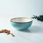 Салатник Magistro «Церера», 1.1 л, 18.5×7.5 см, фарфор, голубой - Фото 6