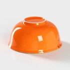Салатник фарфоровый Magistro «Церера», 650 мл, d=15 см, цвет оранжевый - Фото 3