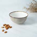 Салатник Magistro «Церера», 650 мл, 15×7.5 см, фарфор, коричневый - Фото 6